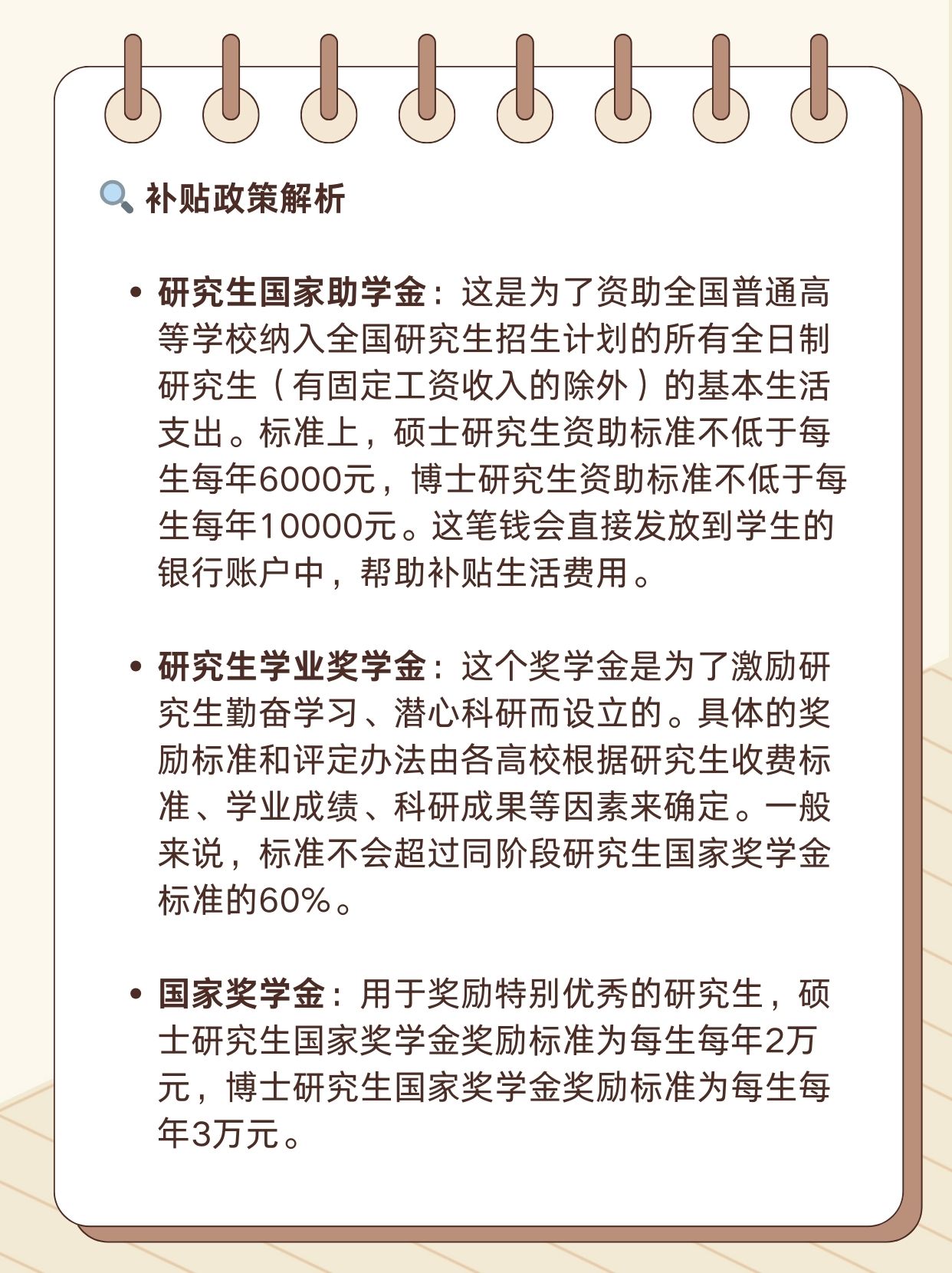 硕士研究生补助国家最新标准解析